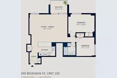 100 Beekman Street #21D, New York City, NY 10038 - Photo 14