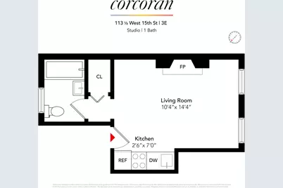 113 1/2 W 15th Street #3E, New York City, NY 10011 - Photo 6