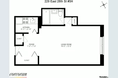 229 E 28th Street #5H, New York City, NY 10016 - Photo 1
