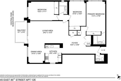 45 E 89th Street #12E, New York City, NY 10128 - Photo 14