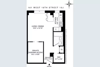 161 W 16th Street #10J, New York, NY 10011 - Photo 10