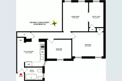 509 W 122nd Street #3, New York City, NY 10027 - Photo 10