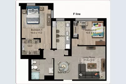 195 Adams Street #4F, New York City, NY 11201 - Photo 2