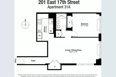 201 E 17th Street #31A, New York City, NY 10003 - Photo 8