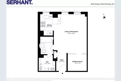 405 W 23rd Street #6I, New York City, NY 10011 - Photo 6