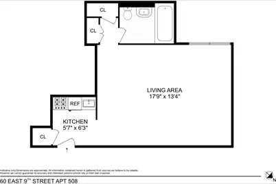 60 E 9th Street #508, New York City, NY 10003 - Photo 12