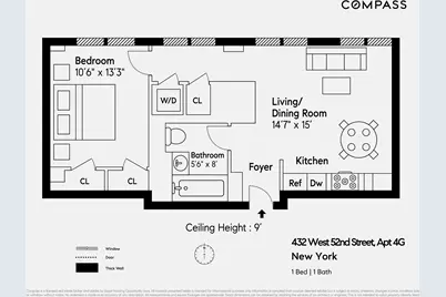 432 W 52nd Street #4G, New York, NY 10019 - Photo 2