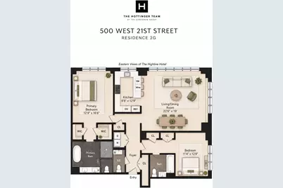 500 W 21st Street #2G, New York City, NY 10011 - Photo 12