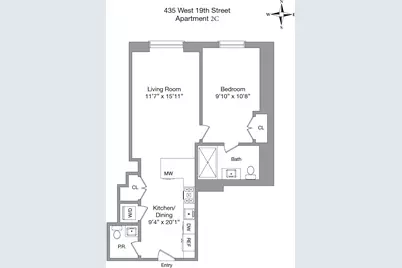 435 W 19th Street #2C, New York City, NY 10011 - Photo 12