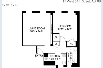 17 W 64th Street #8-B, New York City, NY 10023 - Photo 6