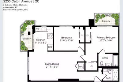 2233 Caton Avenue #2C, New York City, NY 11226 - Photo 14