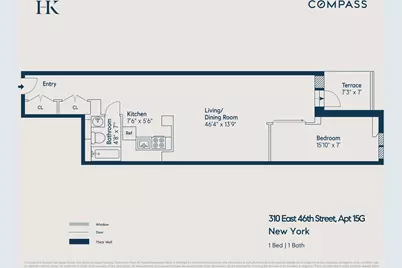 310 E 46th Street #15G, New York City, NY 10017 - Photo 12