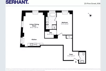 20 Pine Street #908, New York City, NY 10005 - Photo 12