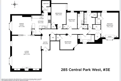 285 Central Park W #3E, New York City, NY 10024 - Photo 20