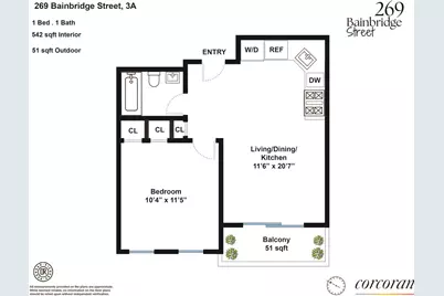 269 Bainbridge Street #3A, Brooklyn, NY 11233 - Photo 8