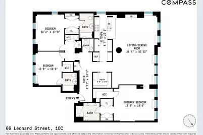 66 Leonard Street #10C, New York, NY 10013 - Photo 12