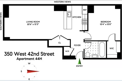 350 W 42nd Street #44H, New York, NY 10036 - Photo 20
