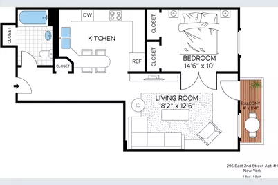 296 E 2nd Street #4H, New York City, NY 10009 - Photo 10