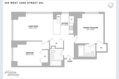 350 W 42nd Street #20L, New York, NY 10036 - Photo 14