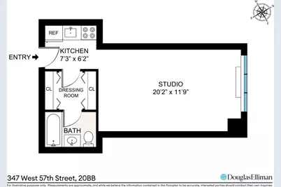347 W 57th Street #20BB, New York City, NY 10019 - Photo 6