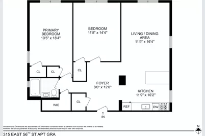 315 E 56th Street #GRA, New York City, NY 10022 - Photo 12