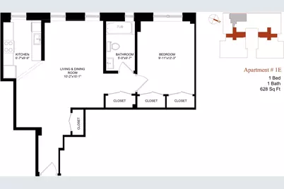 86 Thayer Street #1-E, New York, NY 10040 - Photo 2