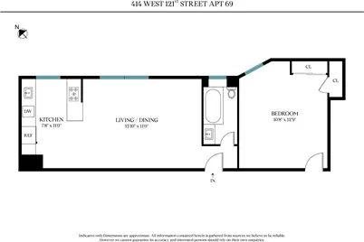 414 W 121st Street #69, New York, NY 10027 - Photo 6