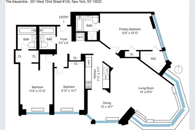 201 W 72nd Street #12A, New York, NY 10023 - Photo 16