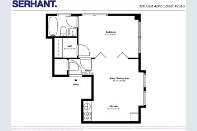 320 E 42nd Street #2318, New York City, NY 10017 - Photo 22