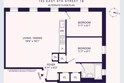 192 E 8th Street #1B, Brooklyn, NY 11218 - Photo 12