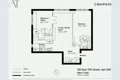 201 E 17th Street #23G, New York City, NY 10003 - Photo 10