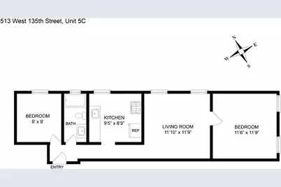 513 W 135th Street #5C, New York City, NY 10031 - Photo 8