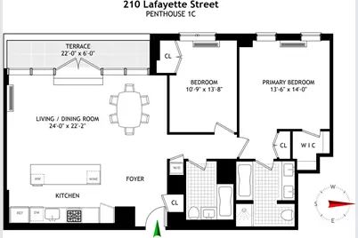 210 Lafayette Street #PH1C, New York, NY 10012 - Photo 18