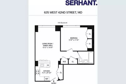635 W 42nd Street #14D, New York City, NY 10036 - Photo 12