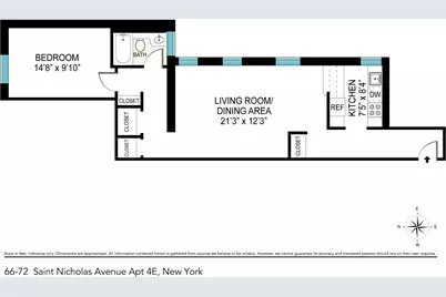 66-72 St Nicholas Avenue #4E, New York City, NY 10026 - Photo 12