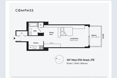 347 W 57th Street #27E, New York City, NY 10019 - Photo 16