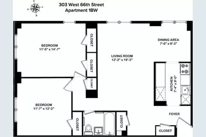 303 W 66th Street #1BW, New York City, NY 10069 - Photo 8