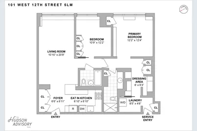 101 W 12th Street #5LM, New York, NY 10011 - Photo 18