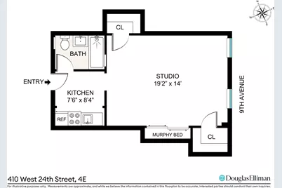 410 W 24th Street #4E, New York City, NY 10011 - Photo 8