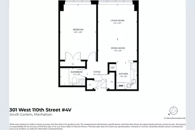 301 W 110th Street #4V, New York City, NY 10026 - Photo 16