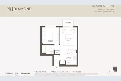 74 Diamond Street #3B, Brooklyn, NY 11222 - Photo 6