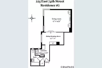 225 E 74th Street #1G, New York, NY 10021 - Photo 8