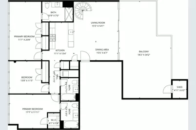 5 Court Square #PH-A, Long Island City, NY 11101 - Photo 16