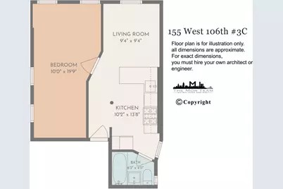 155 W 106th Street #3C, New York, NY 10025 - Photo 8