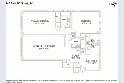140 E 56th Street #2K, New York, NY 10022 - Photo 8