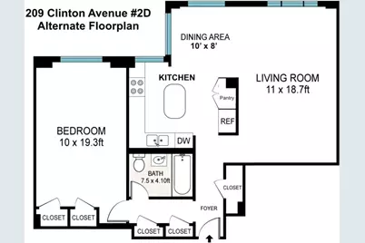 209 Clinton Avenue #2D, Brooklyn, NY 11205 - Photo 6