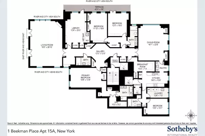 1 Beekman Place #15A, New York City, NY 10022 - Photo 22