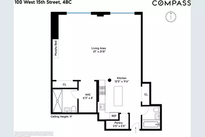 100 W 15th Street #4BC, New York, NY 10011 - Photo 8
