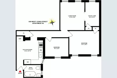 509 W 122nd Street #3, New York City, NY 10027 - Photo 10