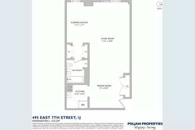 495 E 7th Street #1J, Brooklyn, NY 11218 - Photo 1